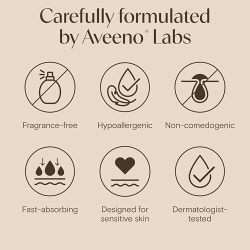 Aveeno Sensitive Skin Moisturizer Bundle, Calm + Restore Oat Gel Facial Moisturizer, 1.7 oz, & Trial Size Daily Moisturizing Cream + Prebiotic Oat, 0.5 oz, Fragrance-Free, Two Items