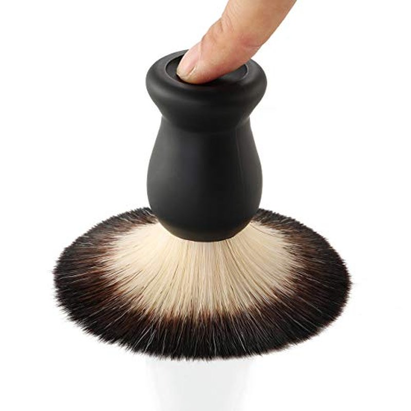 Wismee Men's Shaving Brush Set Boar Bristle Hair Shaving Brush, Stainless Steel Shaving Bowl & Stand, 3.5Oz Shaving Soap Wet Shaving Cleaning Tool Birthday Father Day Gifts for Him Men