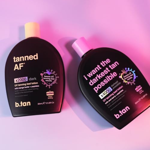 B.TAN After Sun Tan Extender Lotion | Bronzed Not Baked - Skin Tan Boosting Hydration Gel, Infused with Aloe, Watermelon Extract + DHA, Soothes & Hydrated Sunburnt Skin, 8 Fl Oz