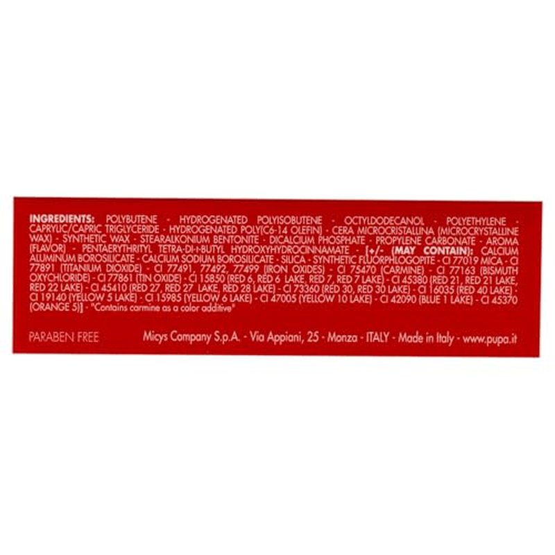 Pupa Milano I Am Pure-Colour Lipstick - Intense Color And Absolute Brightness - High Concentration Of Pigments - Lightweight And Flawless - Melts Perfectly On Lips - 308 Burgundy - 0.123 OZ
