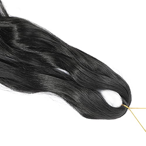 French Curly Braiding Hair 12 Inch 8 Packs - Pre Stretched Bouncy Braiding Hair- Loose Wavy Braiding Hair Synthetic Hair Extensions For Black Women (12 inch 8 packs 4)