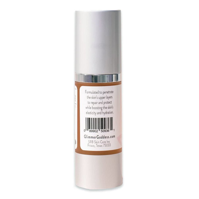 Glimmer Goddess Organic Face Serum - Hydrating Hyaluronic Acid & Vitamin C for Radiant Skin | 1 oz