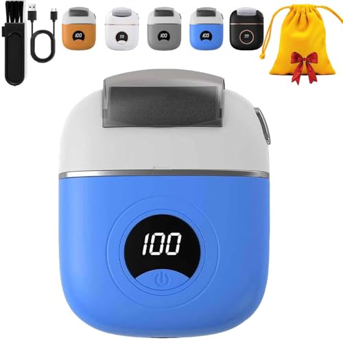 Toilishop Foot Grinder, Foot Repair Grinding Device, 2024 New USB Rechargeable Foot Repair and Grinding Device, Heel Polisher with Electric Digital Display, Foot Grinding Machine (3Pcs*2)
