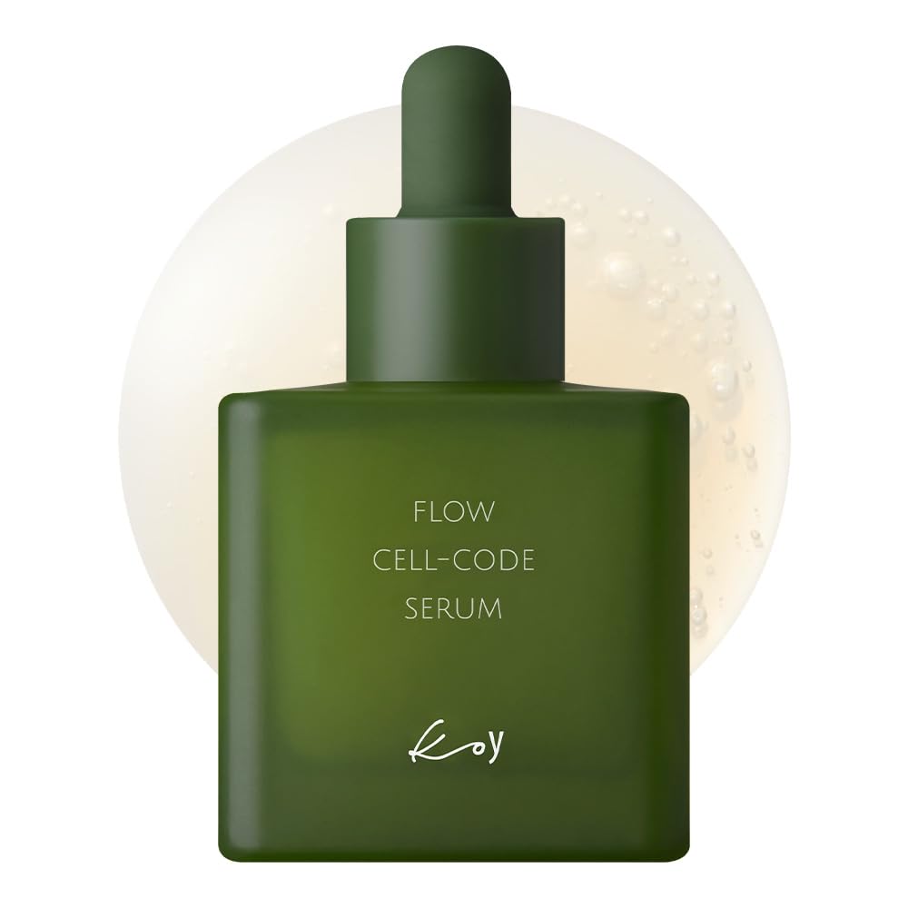 KOY Flow Relief Serum, Lightweight Moisturising to Skin Barrier with Oxygenated Water, Rose Water and Niacinamide for Deep Hydration, Dryness, Dullskin, Smooth & Radiant Skin, 1.69 fl. oz.