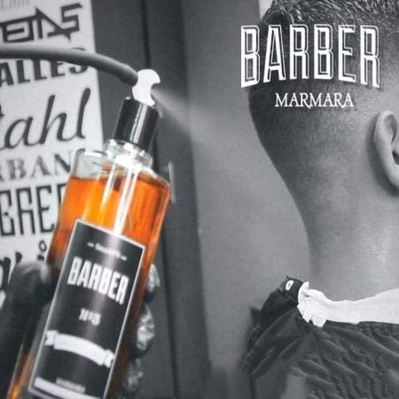 Marmara Barber Cologne - Best Choice of Modern Barbers and Traditional Shaving Fans (No 3 Orange, 500ml x 1 Bottle)