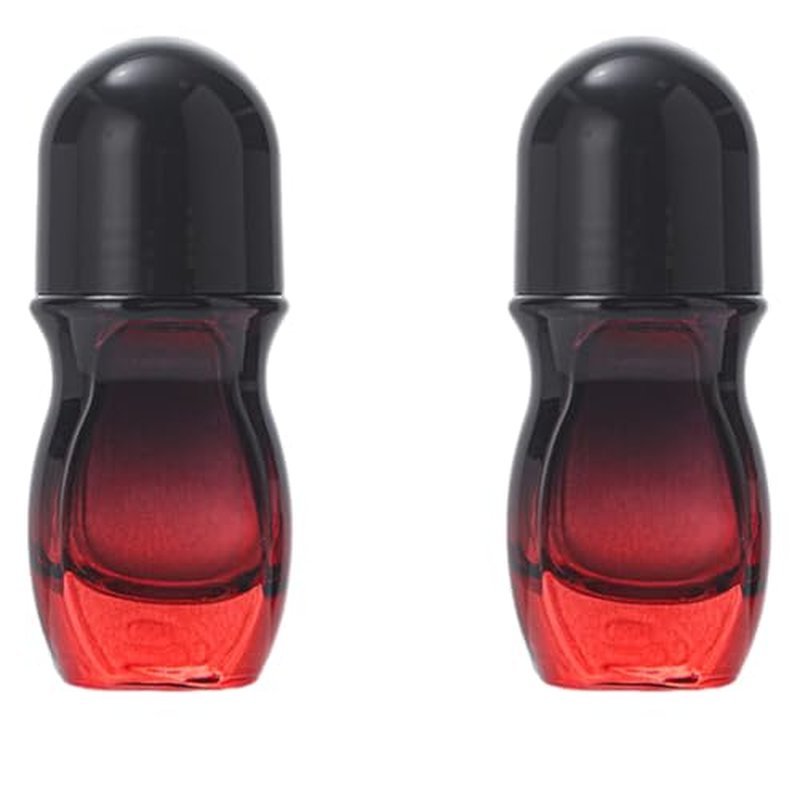 BFLCTTBD 2pcs 30ml Glass Bottle Roller Ball Large Empty Roller Bottles Refillable Rollerball Bottles For Perfume Essential Oils Deodorant