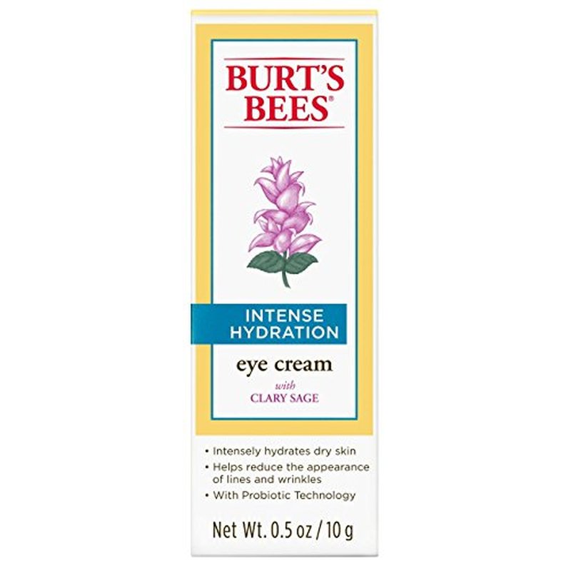 Burt's Bees Intense Hydration Eye Cream, Moisturizing Eye Treatment, 0.5 Ounces