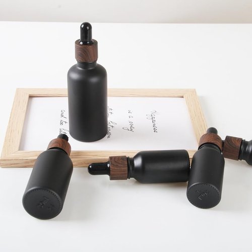 YORROR 10 Pack 10ml Thick Glass Dropper Bottle,Black Empty Refillable Travels Oils Dropper Bottle for Essential Oils,Aromatherapy,Perfume,Cosmetic, Laboratory