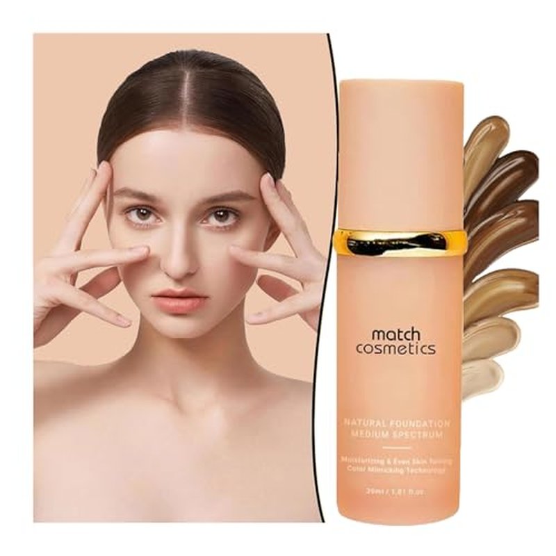 Match Foundation 4 in 1， Rise Luxus Foundation, Match Cosmetics Foundation 4 In 1，Ultrablend 4 in 1 Foundation,4 in 1 Foundation Liquid with Spf 50 (1PC)