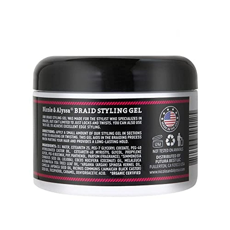 Nicole & Alyssa - Braid Styling Combo (Foam 7.2oz + Gel 4oz)