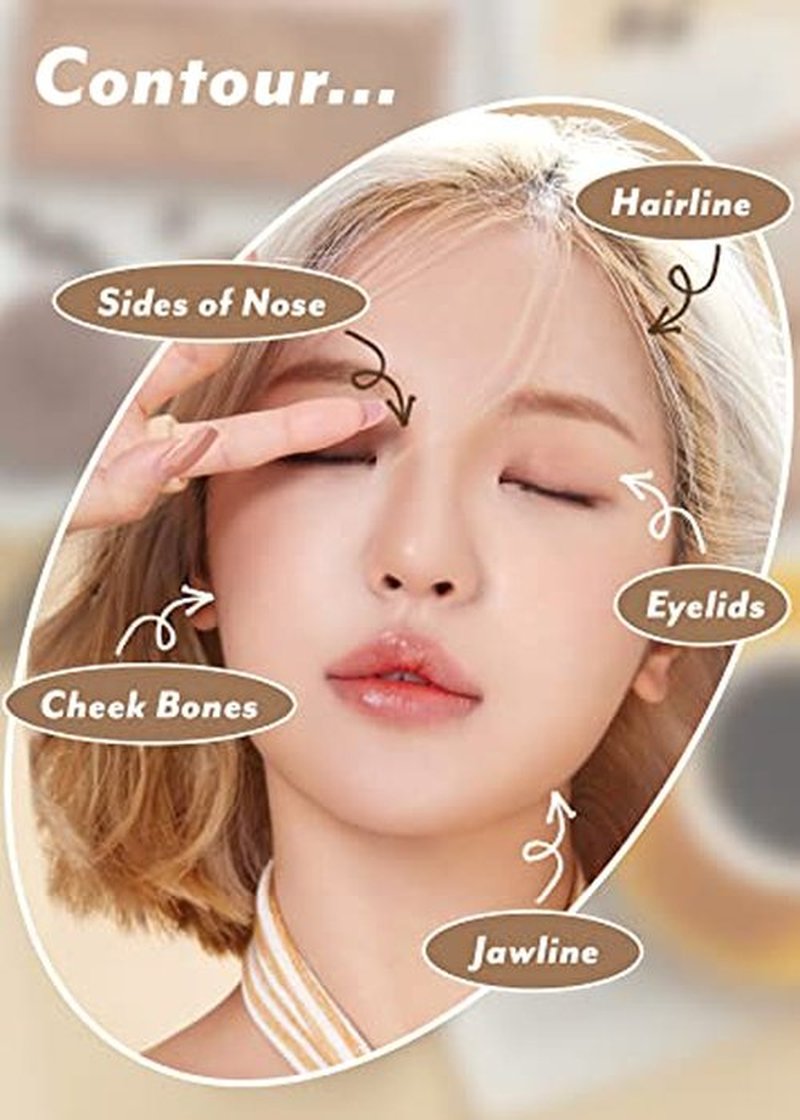 I'm Meme Palette - Afternoon Tea Contour | Frozen Choco, Bronzer Palette for Face & Cheeks, Matte Powder Bronzer, Natural Makeup, Buildable Coverage, Light to Medium, For Cool Tone Skin, 0.4oz