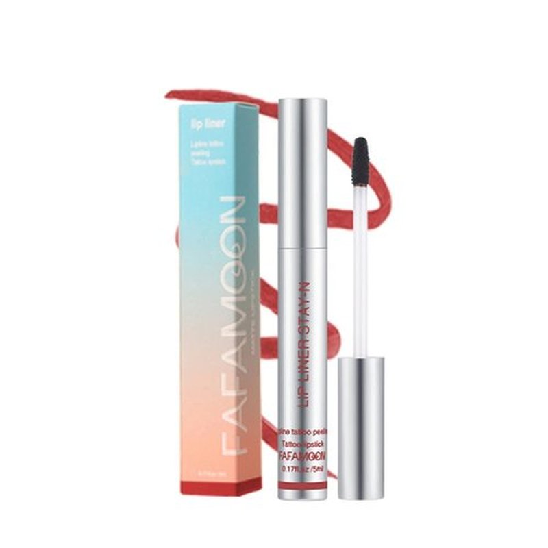 Peel Off Lip Liner Stain, Timbersonic Peel Off Lip Stain, Boulari Lip Stain Peel, Long-Lastin, Waterproof, Smudge-Proof Peel Off Lip Stain | Lightweight, Non-Sticky Lip Stain Peel Off (06#)