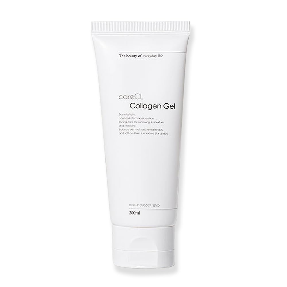 ZIOSTAND careCL Collagen Gel – Hydrating & Firming Collagen Booster with Edelweiss Extract | Soothing Moisture Gel for Glowing, Elastic Skin | Dermatologist Tested | 200ml