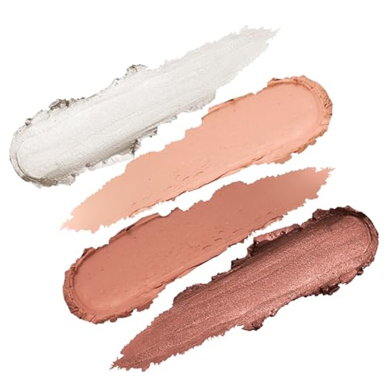 Boobeen Cream Eyeshadow Stick Set, Highly Pigmented Eyeshadow Pencil Long Lasting, Eye Highlighter Pen For Eyes, Matte And Shimmer Finish