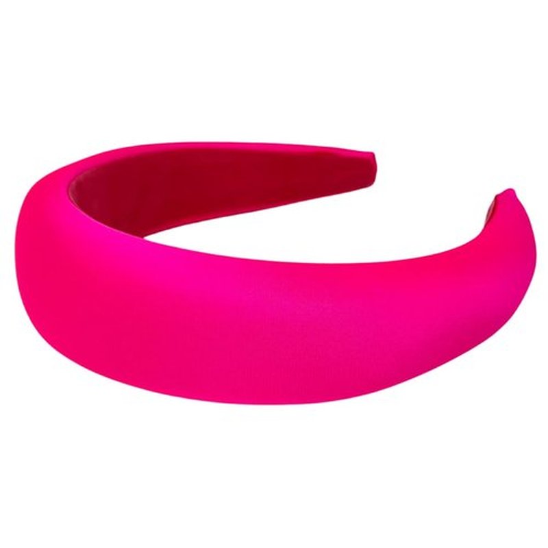 Bellefixe Wide Padded Headband for Women (Hot Pink)