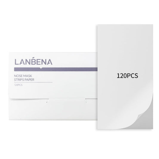 LANBENA Blackhead Remover Nose Pore Strips for Face, 2.0 Upgraded Deep Cleansing Peel off Mask Nose Strips Skincare for All Skin (1.06 Oz/30g) - 60pcs Strips (Nose Pore Strips Paper 120pcs)