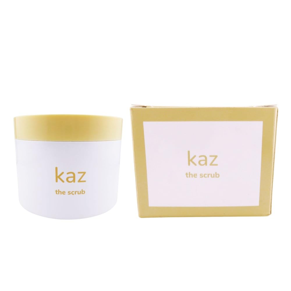 Waxness Kaz Ingrown Hair Exfoliating Sugar Scrub Vanilla with Tea Tree Oil 8 fl oz (236 ml) – Professional Skin Care – Made in USA