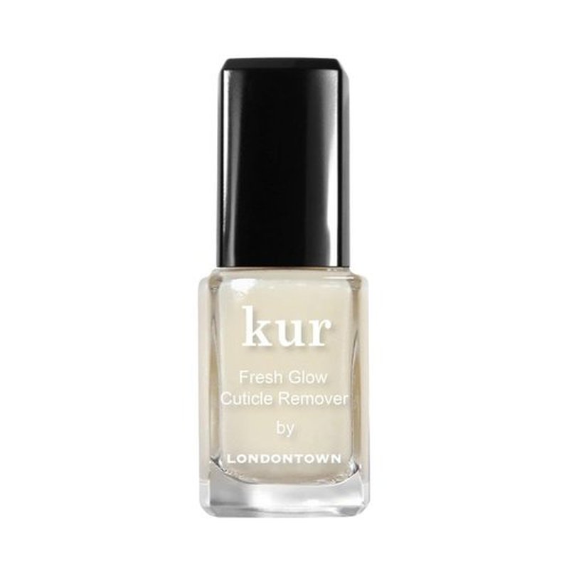 LONDONTOWN Fresh Glow Cuticle Remover for Damage-Free Removal - Moisturizing Cuticle Nail Care Softener for Overworked Brittle Nails, .40fl oz