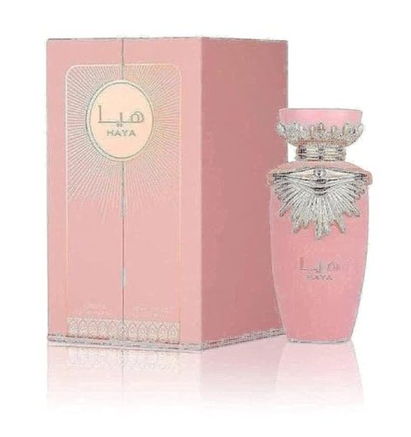 Lattafa Haya Eau de Parfum Spray for Women, 3.4 Ounce