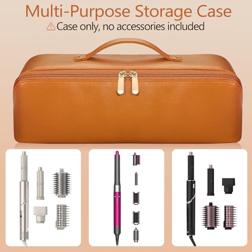 TOPONIMI Carrying Case for Shark Flexstyle, Storage Case for Hair Dryer Compatible with Shark 430/440 Flexstyle, Accessories Tools Storage Bag for Shark Hair dryer Styler Organizer, Black