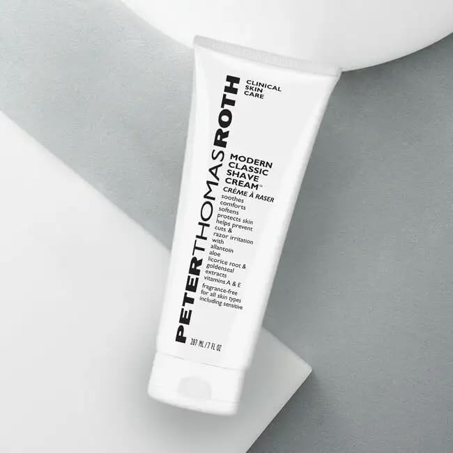 Modern Classic Shave Cream by Peter Thomas Roth - Soothing, Moisturizing, Ultra-Close Shave for Face & Body