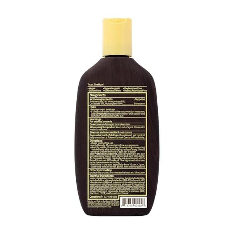 Sun Bum Original SPF 15 Sunscreen Body Lotion | Broad Spectrum Moisturizing Sunblock with Vitamin E | Hawaii 104 Act Compliant (Octinoxate & Oxybenzone Free) | 8 oz