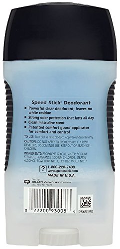 Speed Stick Clear Solid Deodorant, Ocean Surf 3 oz (Pack of 9)