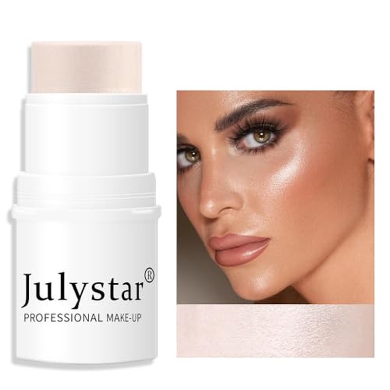 Cream Contour Sticks,Highlighter & Cream Blush Stick,Facial Shaping Makeup Sticks for Women,Face Make Up Sticks,Easy to Sculpt the Face and Create a Lightweight Finishing Makeup (#1, 0.7OZ)