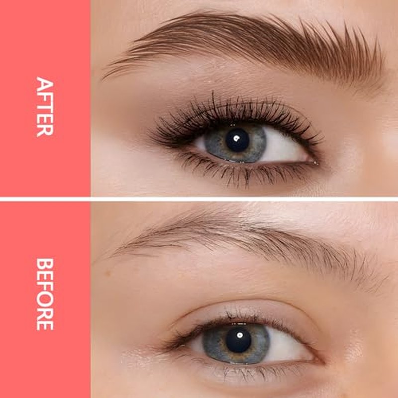 Eyebrow Pen, Curved Microblading Eyebrow Pencil, 2-in-1 Dual-Ended Natural Brow Eyebrow Pen with Micro-Fork-Tip and Precise Brush-Tip, Waterproof Long-Lasting Microblading Eyebrow Pen, Black