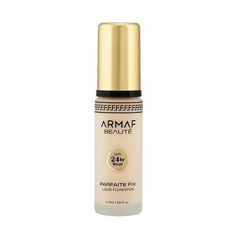 Armaf Beauté Parfaite Fix Liquid Foundation Makeup: Full Coverage Liquid Foundation | Water Resistant, Lasts Up To 24 Hours | 27 ml/0.91 fl. Oz | Fair