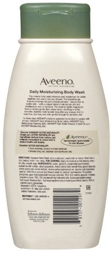 Aveeno Daily Moisturizing Body Wash with Natural Oatmeal - 18 oz (Pack of 3)