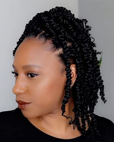 20 Inches 8 Packs crochet twists pre looped，Mixed Colors Combo Pack(6 packs 1B+ 1 pack T1B/27+1 pack T1B/30),Passion Twist Crochet Hair-Super Long Pre-twisted Hair Extensions(20"-8 Packs,1B+T27+T30)