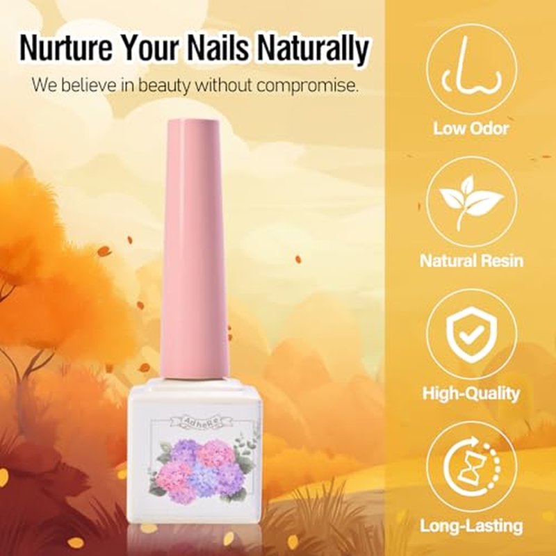 ADHERE Cat Eye Gel Nail Polish Set 12ML, 7 Colors Holographic Cat Eye Glitter Gel Polish Set Orange Brown Fall Nail Gel Polish Kit with Magnet Soak Off LED Nail Art Gel DIY Salon Gifts For Women