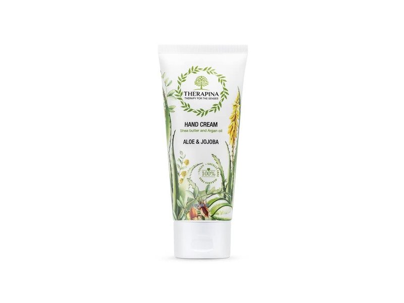 Aromatherapy Hand Cream for Dry Skin - Shea Butter & Aloe Scent | Vegan Moisturizing Lotion, 3 Oz