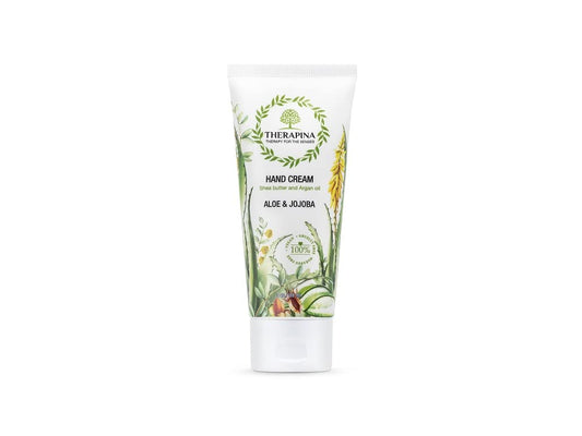 Aromatherapy Hand Cream for Dry Skin - Shea Butter & Aloe Scent | Vegan Moisturizing Lotion, 3 Oz