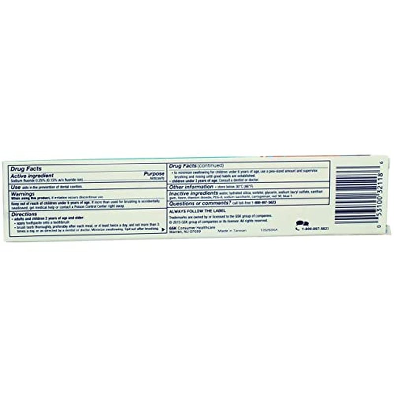 Aquafresh Cavity Protection Tube Cool Mint, 5.6 Ounce Pack of 3