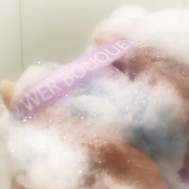 SHOWER BOUQUET Loofah Bath-Sponge Swirl-Deep-Set-XL-75g Extra Large 4 Pack, Soft Mesh Net Luffa Loofa Loufa Puff - Exfoliating Body Scrubber for Women and Men: Soothing Face & Body Exfoliator
