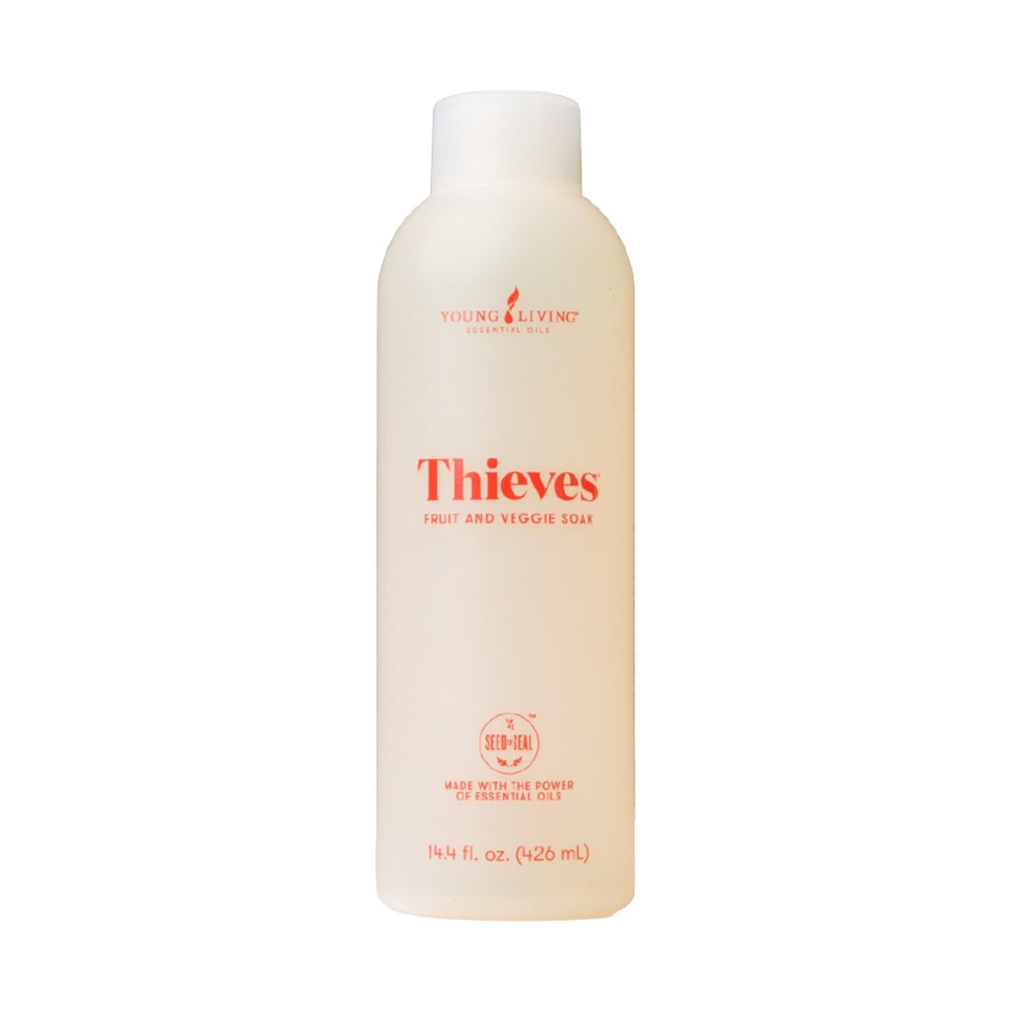 Young Living Thieves Fruit & Veggie Soak, 14.4 fl oz | Natural Home Care Cleanser | Gently Cleansing | Plant-Based | Infused with Water, Decyl Glucoside, Citric Acid, & Sodium Citrate