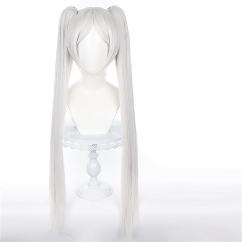 Mystylecos Frieren at the Funeral Frieren wig Cosplay Heat Resistant Synthetic Halloween Theme Party Cosplay Wigs with Free Wig Caps