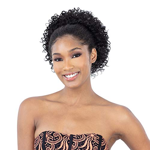 FREETRESS HAIR Equal Synthetic Drawstring Ponytail - Tingle Pony (1B Off Black)