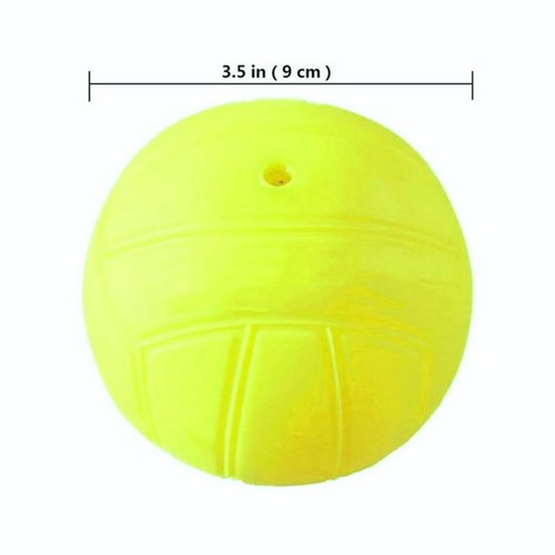 Aolowewin Glow in The Dark Spike Replacement Balls, Roundnet Game Balls - Play at Night, Light Up for 20~30 Minutes (3X Balls with Pump & Flashlight)