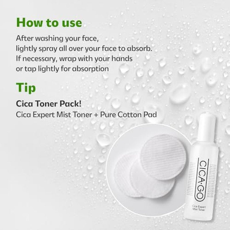 ISOI CICAGO CICA Expert Mist Toner, Calming and Soothing Alcohol-Free Toner, Daily Facial Mist for Sensitive and Irritated Skin, Korean Skin Care (150ml, 5.07 fl.oz)