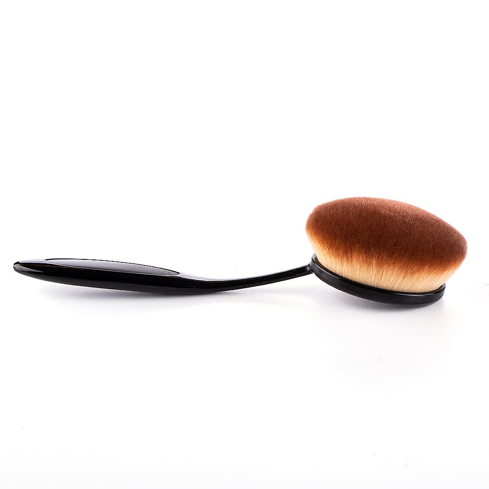 Yoseng Oval Foundation Brush, Large Toothbrush Makeup Brushes Fast Flawless Application Liquid Cream Powder Foundation,Sunscreen Applicator for Kids（Blue)