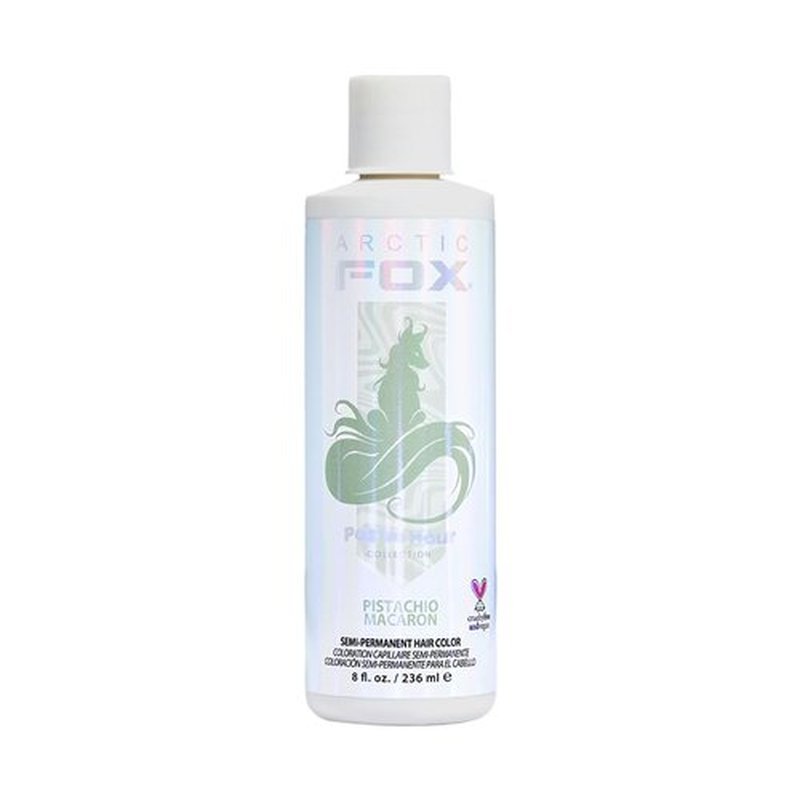 ARCTIC FOX Vegan and Cruelty-Free Semi-Permanent Hair Color Dye (8 Fl Oz, PISTACHIO MACARON)