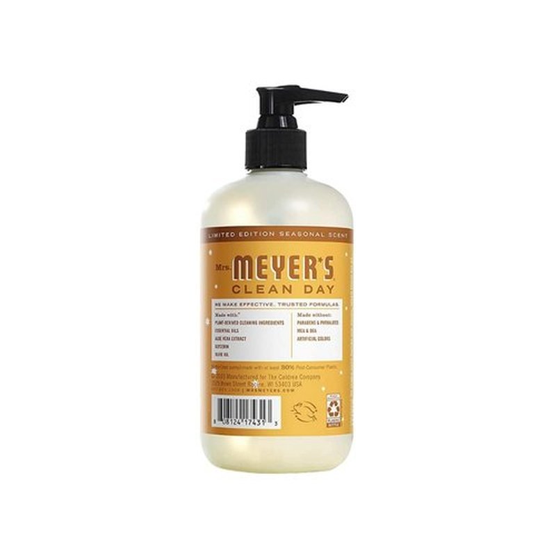 MRS. MEYER'S CLEAN DAY Holiday Hand Soap Bundle (Peppermint, Iowa Pine, and Orange Clove) 12.5 Ounces each