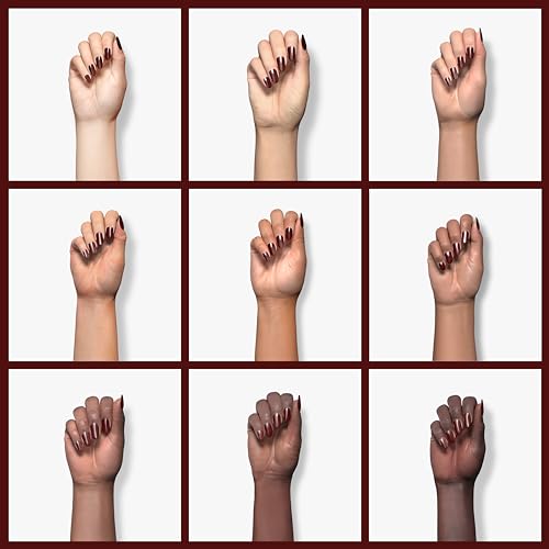 Double Rhythm 15ML Gel Nail Polish Pure Sheer Same Color Same Bottle Soak Off Gel Polish Art Manicure Salon DIY at Home for Women (Burgundy-A1129)