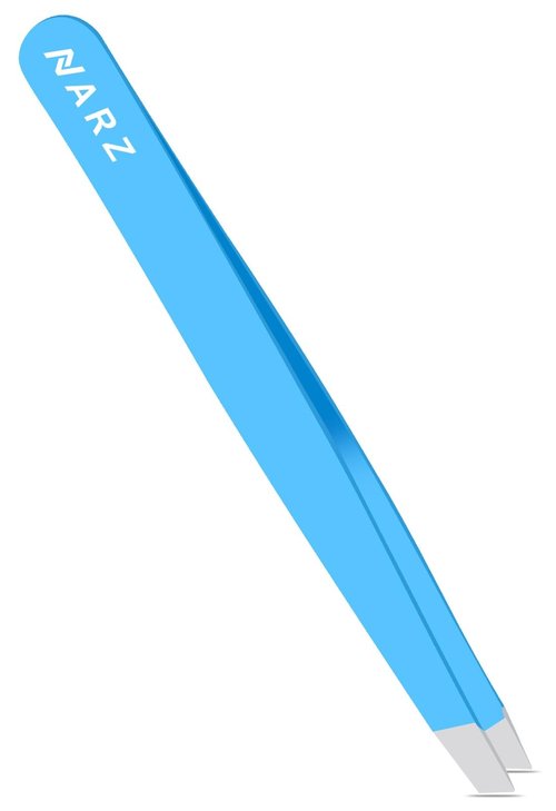 Professional Tweezer for Facial Hair Women & Men Stainless Steel Precision Tweezers for Ingrown Hair Tweezers for Men & Women (Blue)
