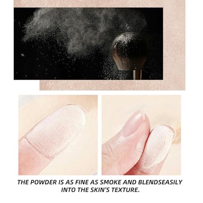 Luminance Pink Powder,Ultra Pink Setting Powder,Long-Lasting Waterproof Foundation,Skin Tone Adapting Blurring Powder for Flawless Beauty (1pcs)