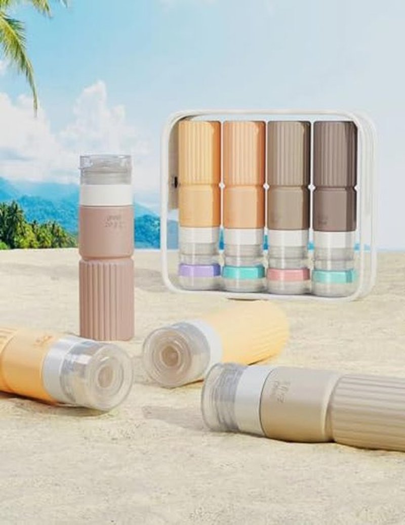 18pes Travel Bottles for Toiletries,TSA Approved Silicone Travel Containers jar for Toiletries,Leak Proof 3oz Refillable Liqus Shampoo And Conditioner Travel Essentials toiletry Bottles