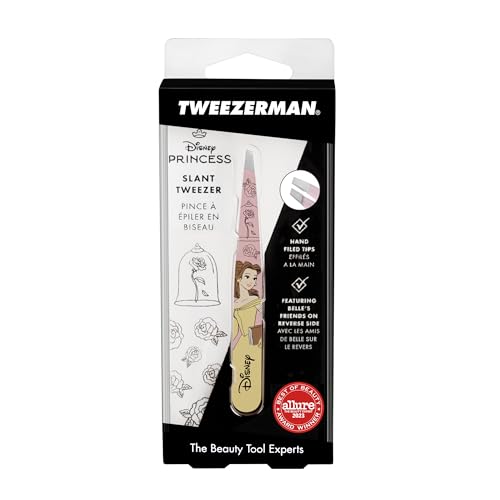Tweezerman Rapunzel Slant Tweezer - Eyebrow Tweezers for Women and Men